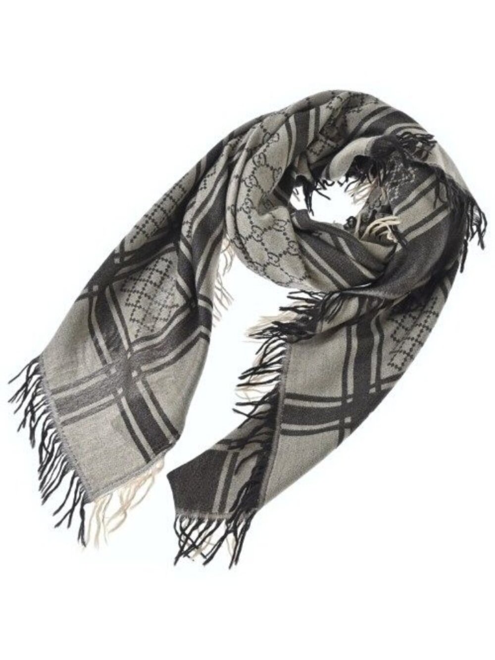 Gucci Shawl Scarf Brown